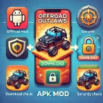 how to connect apk mod to offroad outlaws