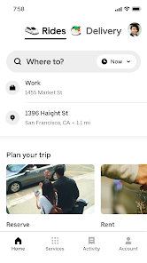 Uber: Request a ride 3